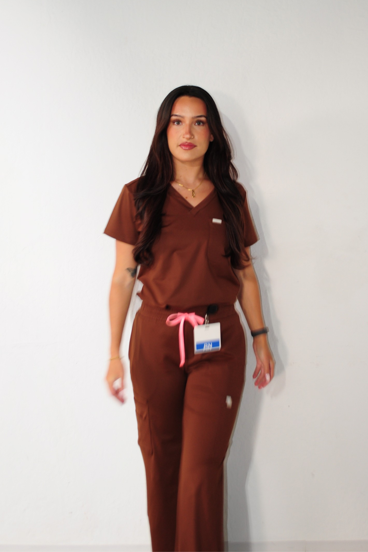 1-Pocket V Neck Scrub Top