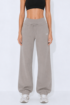 Double Layered Waistband Studio Wide Cuff Joggers