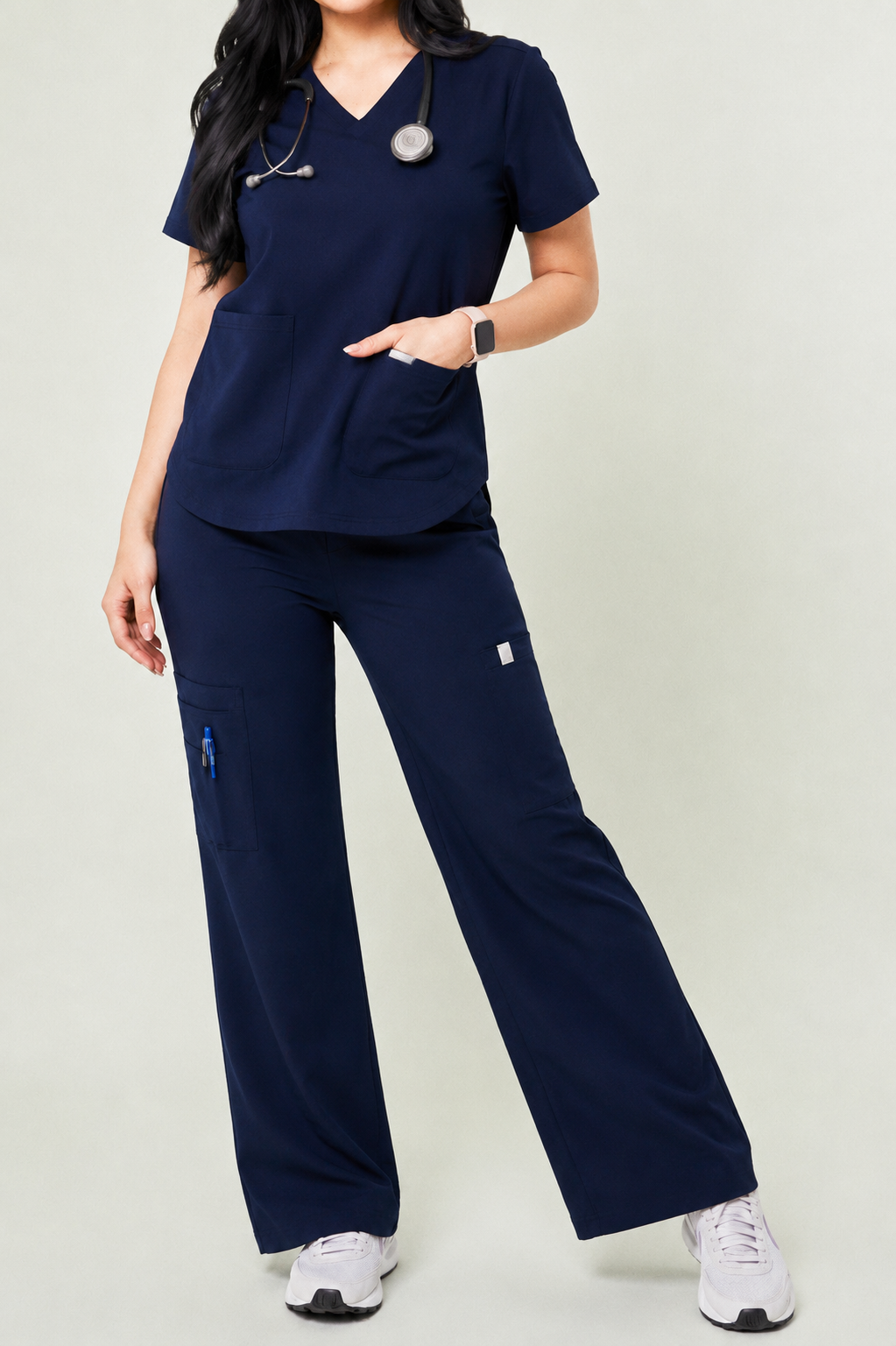 9-Pockets Wide Leg Pants | Scope-Soft Fabric
