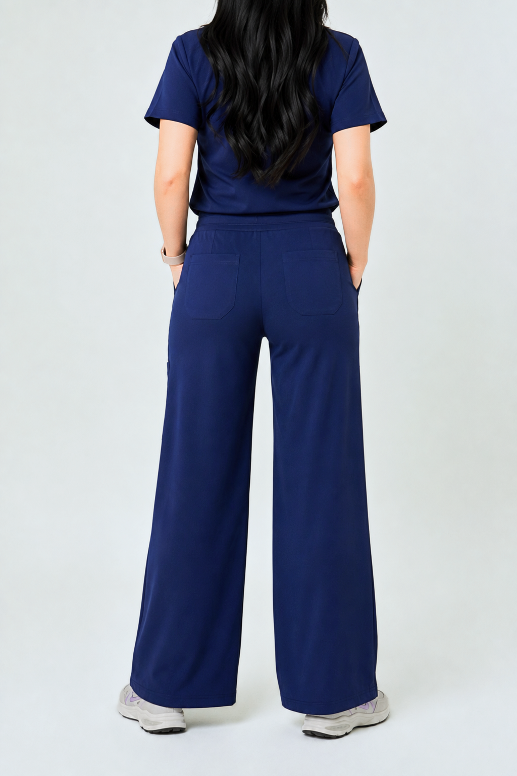 9-Pockets High Waisted Wide Leg Pants | Scope-Soft Fabric