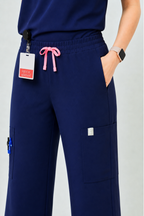 9-Pockets High Waisted Wide Leg Pants | Scope-Soft Fabric