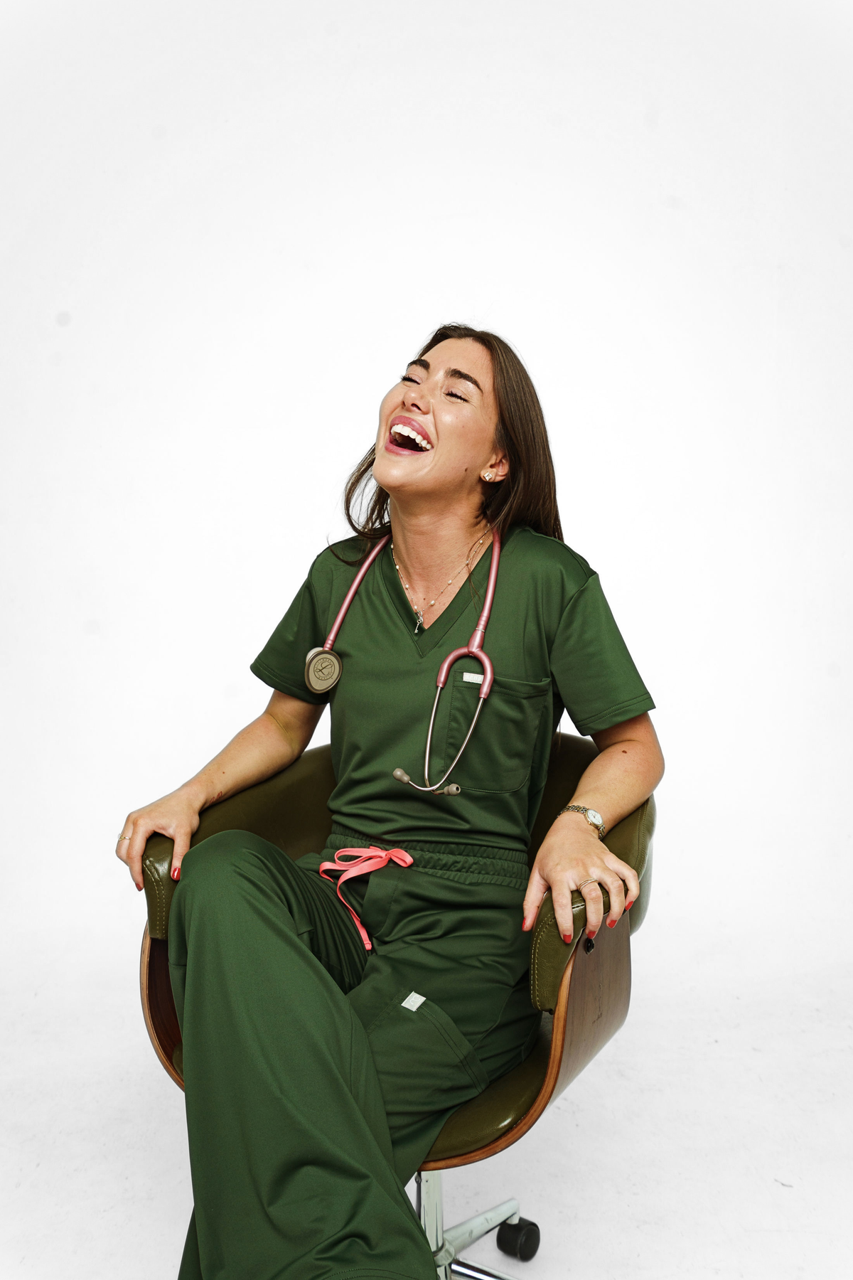 1-Pocket V Neck Scrub Top