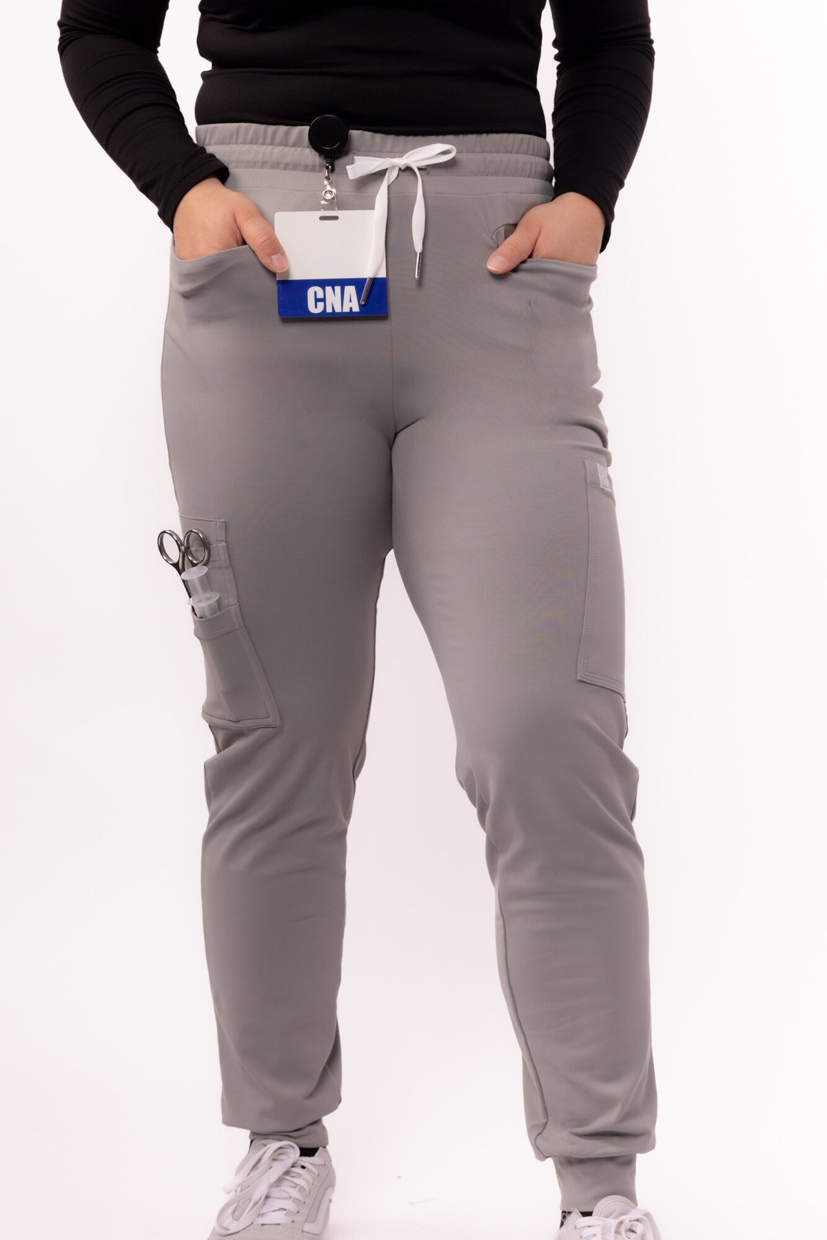 8 Pocket Jogger Scrub Pants | Fog