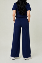 9-Pockets Wide Leg Pants | Scope-Soft Fabric