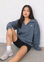 Oversized V-Neck Sweater — Cozy July Collection