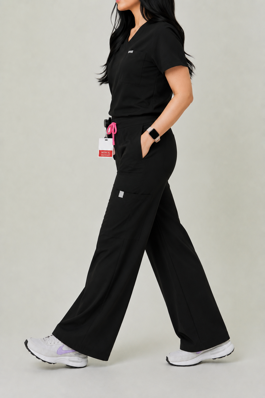 9-Pockets Wide Leg Pants | Scope-Soft Fabric