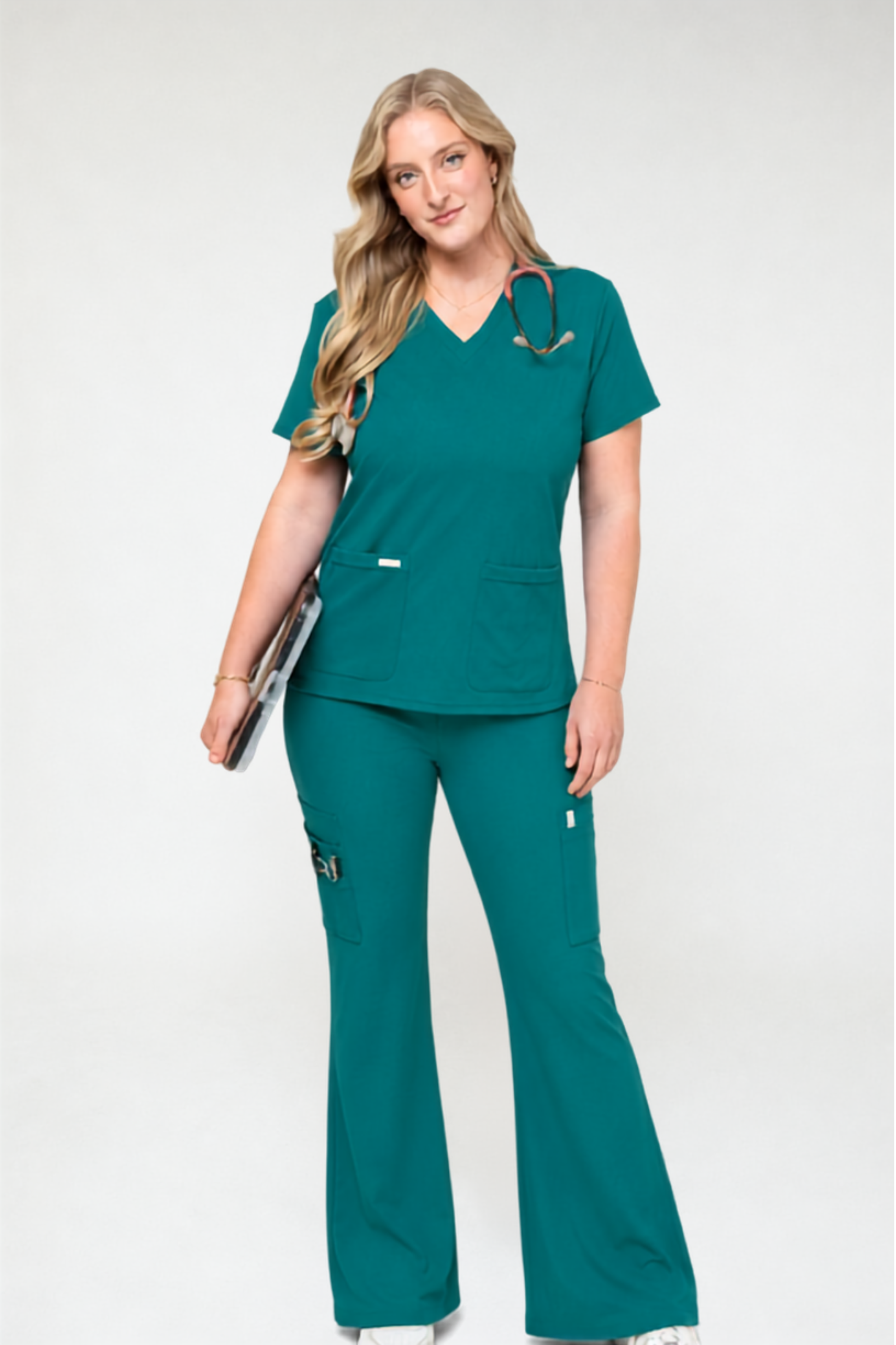 9-Pockets Flare Pants | ScopeSoft Fabric