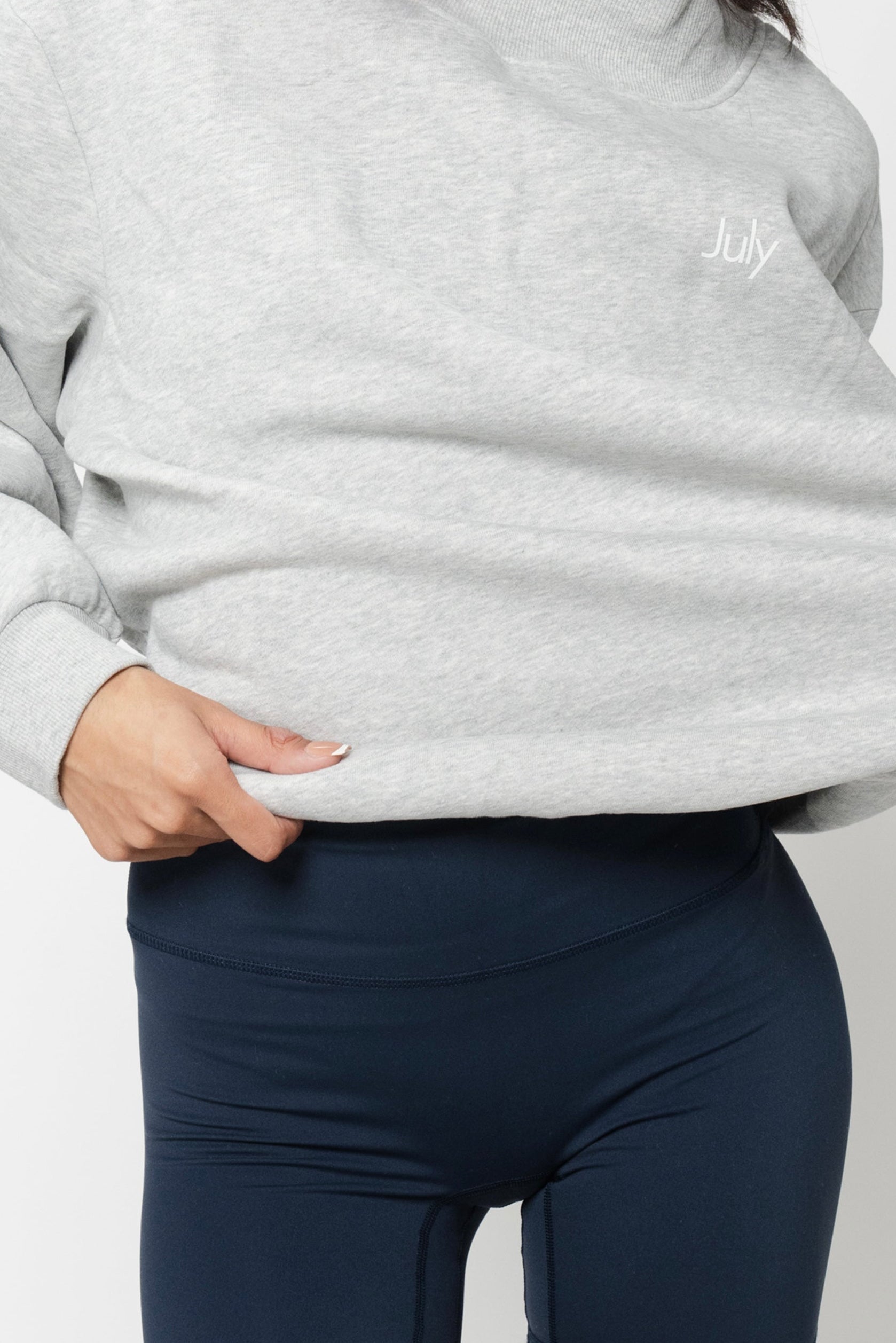 Oversized Mock Neck Sweater — Cozy July Collection
