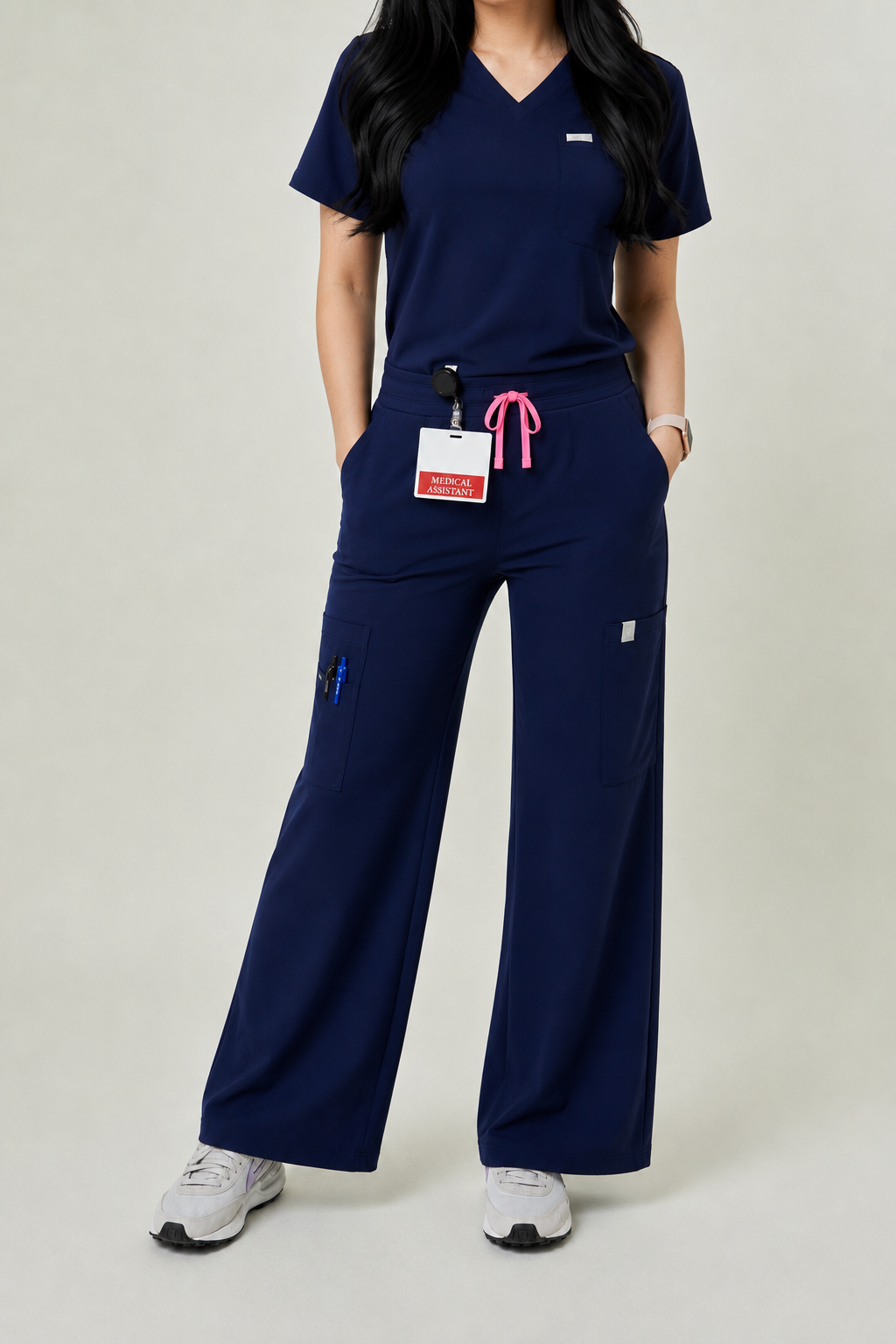 9-Pockets Wide Leg Pants | Scope-Soft Fabric