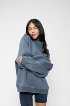 Oversized Mock Neck Sweater — Cozy July Collection