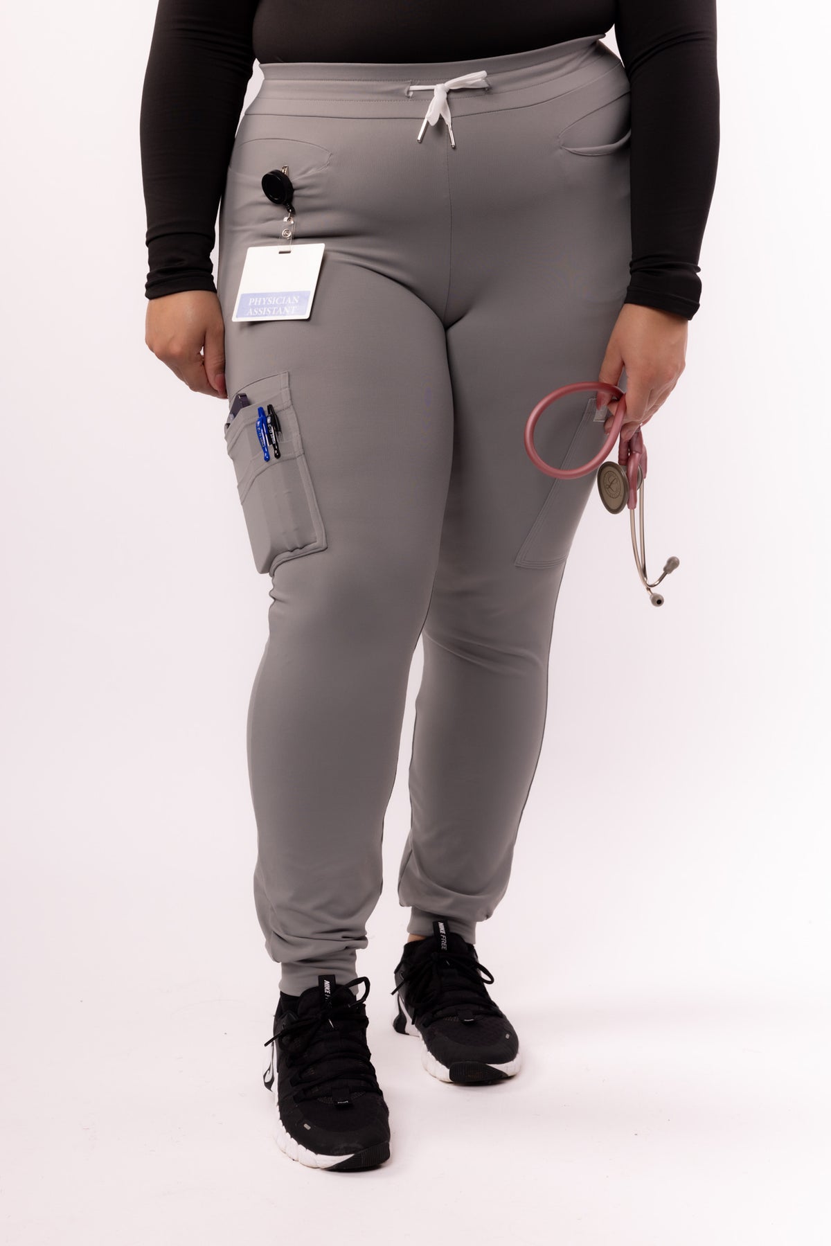 8 Pocket Jogger Scrub Pants | Fog
