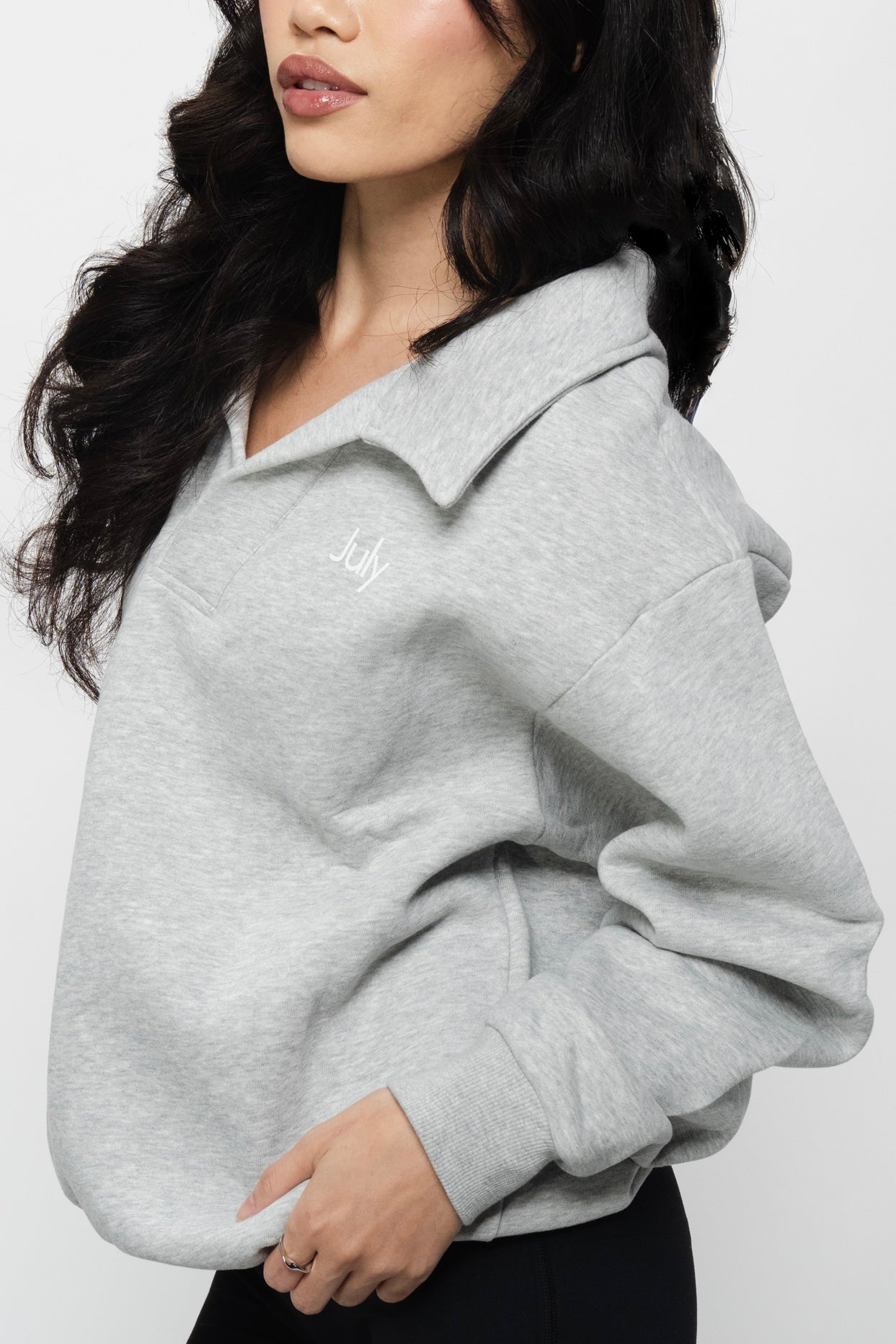 Oversized V-Neck Sweater — Cozy July Collection