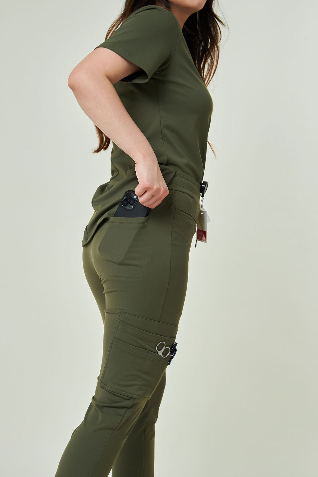 8-Pockets Straight Pants | Yoga-Core Fabric