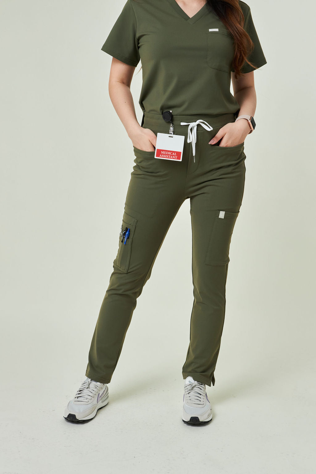 8-Pockets Straight Pants | Yoga-Core Fabric