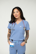 The Archive: 1-Pocket Top | Scope-Soft Fabric | Ceil Blue