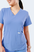 The Archive: 2-Pockets Top | Scope-Soft Fabric | Ceil Blue